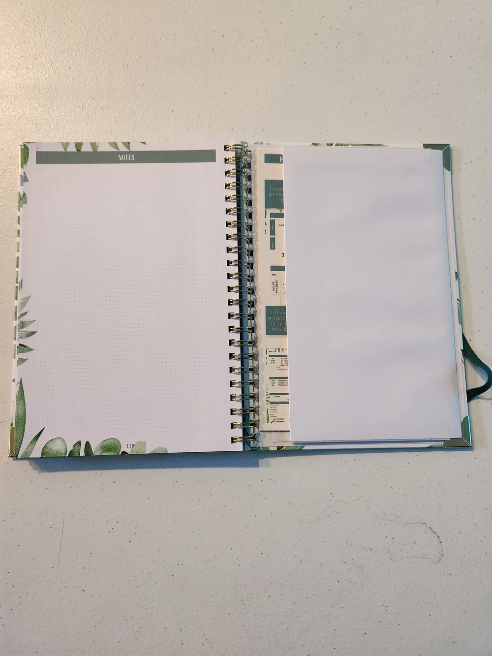 Zicoto Green Budget Planner Notebook
